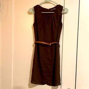 Brown chiffon Dress La City